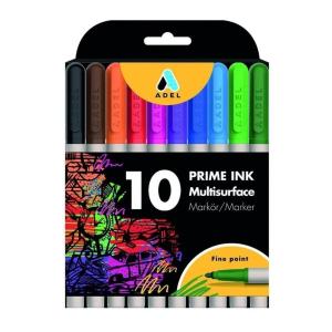 ADEL Prime Ink Multisurface 10'lu Klasik Marker