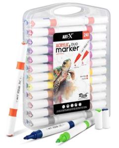 ART-X ACRYLIC MARKER DUO 24LÜ SET Akrilik Marker Set ART-X ACRYLIC MARKER DUO 24LÜ SET Akrilik Marker Set