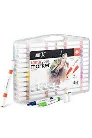 ART-X ACRYLIC MARKER DUO 48Lİ SETi  Akrilik Marker Set