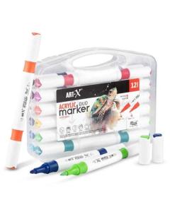 ART-X ACRYLIC MARKER DUO 12 Lİ SET Akrilik Marker Set ART-X ACRYLIC MARKER DUO 12 Lİ SET Akrilik Marker Set