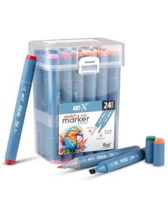 ART-X SKETCH MARKER DUO 24'LÜ SET ART-X SKETCH MARKER DUO 24'LÜ SET