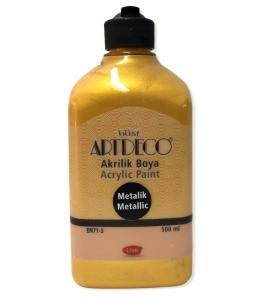 Artdeco Metalik Akrilik Boya 500ml Altın Artdeco Metalik Akrilik Boya 500ml Altın