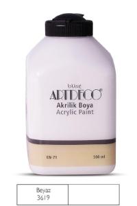 Artdeco Akrilik Boya 500ml Beyaz 3619 Artdeco Akrilik Boya 500ml Beyaz 3619