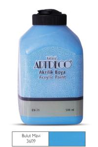 Artdeco Akrilik Boya 500ml Bulut Mavi 3609