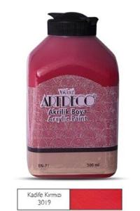 Artdeco Akrilik Boya 500ml Kadife Kırmızı 3019