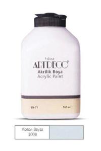 Artdeco Akrilik Boya 500ml Koton Beyaz
