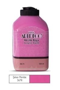 Artdeco Akrilik Boya 500ml Şeker Pembe
