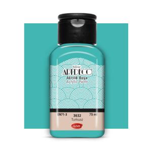 Artdeco Akrilik Boya 75ml Turkuaz 3632 Artdeco Akrilik Boya 75ml Turkuaz 3632
