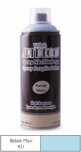 Artdeco Akrilik Sprey Boya 400ml Bebek Mavi 431 Artdeco Akrilik Sprey Boya 400ml Bebek Mavi 431