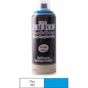 Artdeco Akrilik Sprey Boya 400ml Mavi 450 Artdeco Akrilik Sprey Boya 400ml Mavi 450