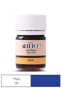 Artdeco Cam Boyası 25ml Mavi 09