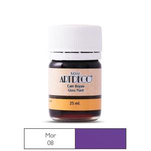 Artdeco Cam Boyası 25ml Mor 08