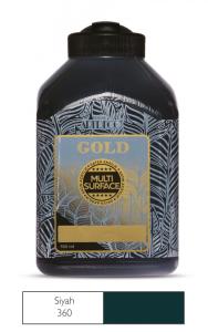 Artdeco Gold Akrilik Boya 500ml  Siyah 360 Artdeco Gold Akrilik Boya 500ml  Siyah 360