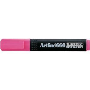Artline 660 Fosforlu Kalem Fosforlu Pembe
