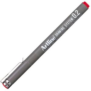 Artline Drawing System Çizim Kalemi 0.2 Kırmızı Artline Drawing System Çizim Kalemi 0.2 Kırmızı