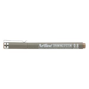 Artline Drawing System 0.8 Çizim Kalemi Uç:0,8mm Pale Brown