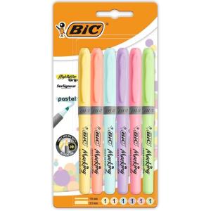 BİC MARKING HIGHLIGHTER GRİP PASTEL 6 LI BİC MARKING HIGHLIGHTER GRİP PASTEL 6 LI