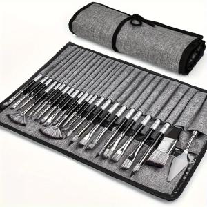 Brons Lüx 24 Parça Fırça Seti Brons Lüx 24 Parça Fırça Seti