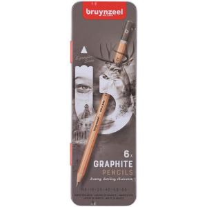 Bruynzeel Graphite Pencils Set 6'lı Dereceli Kalem Seti