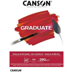 CANSON GRADUATE 20S A4 290G Yağlı Boya Ve Akrilik Defteri CANSON GRADUATE 20S A4 290G Yağlı Boya Ve Akrilik Defteri