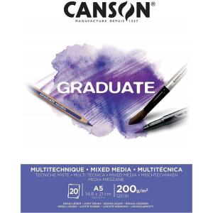 CANSON GRADUATE 20S A5 200G Mixmedia Defteri CANSON GRADUATE 20S A5 200G Mixmedia Defteri