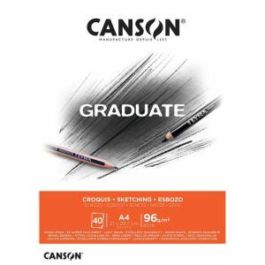 CANSON GRADUATE 40S A4 96G Eskiz Defteri CANSON GRADUATE 40S A4 96G Eskiz Defteri
