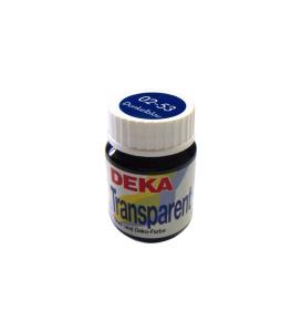 Deka Transparent Cam Boyası 25ml Dunkelblau 53 Deka Transparent Cam Boyası 25ml Dunkelblau 53