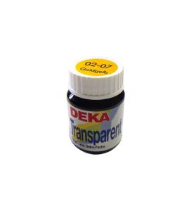 Deka Transparent Cam Boyası 25ml Goldgelb 07 Deka Transparent Cam Boyası 25ml Goldgelb 07