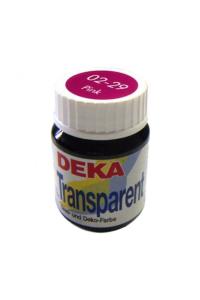 Deka Transparent Cam Boyası 25ml Pink 29 Deka Transparent Cam Boyası 25ml Pink 29