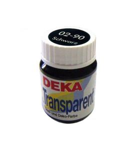 Deka Transparent Cam Boyası 25ml Schwarz 90 Deka Transparent Cam Boyası 25ml Schwarz 90