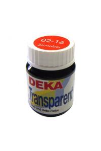 Deka Transparent Cam Boyası 25ml Zinnober 16 Deka Transparent Cam Boyası 25ml Zinnober 16