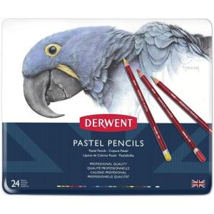 DERWENT PASTEL PENCIL 24'LÜ TENEKE KUTU DERWENT PASTEL PENCIL 24'LÜ TENEKE KUTU