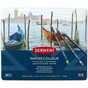 DERWENT WATERCOLOUR 24'LÜ TENEKE KUTU DERWENT WATERCOLOUR 24'LÜ TENEKE KUTU