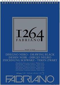 Fabriano F-1264 Black Paper 200gr A5 20yp Fabriano F-1264 Black Paper 200gr A5 20yp