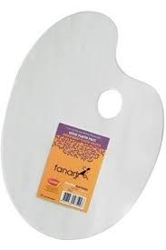 Fanart Academy Şeffaf Plastik Oval Palet 24x34cm Fanart Academy Şeffaf Plastik Oval Palet 24x34cm