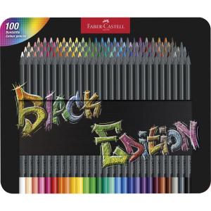 Faber Castell Black Edition Boya Kalemi, 100'lü Faber Castell Black Edition Boya Kalemi, 100'lü