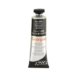Georgian Yağlı Boya 38ml Ivory Black 034 Georgian Yağlı Boya 38ml Ivory Black 034