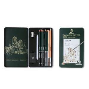 Giorgione 10 Lu Çizim Seti Metal Kutu G-101008