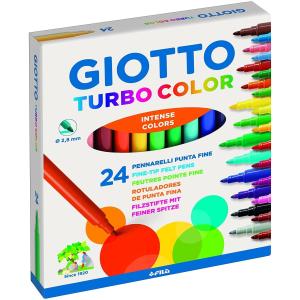 Giotto Turbo Color 24lü Keçeli Kalem Giotto Turbo Color 24lü Keçeli Kalem