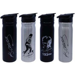 GLOBOX ÇELİK MATARA- ATATÜRK BASKILI 500ML GLOBOX ÇELİK MATARA- ATATÜRK BASKILI 500ML