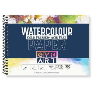 Gvn Art Sulu Boya Defteri 18X25Cm 300Gr 10Yp Gvn Art Sulu Boya Defteri 18X25Cm 300Gr 10Yp