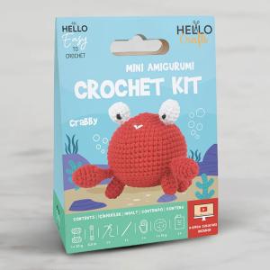 H.CRAFTS TIĞ İŞİ MİNİ AMİGURUMİ KİTİ-CRABBY