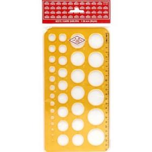 HATAS DAİRE ŞABLONU   1-36 mm.   (BÜYÜK) HATAS DAİRE ŞABLONU   1-36 mm.   (BÜYÜK)