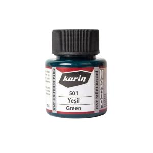Karin Hat Mürekkebi 501 Yeşil 45 ml Karin Hat Mürekkebi 501 Yeşil 45 ml