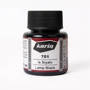 Karin Hat Mürekkebi 701 İs Siyahı 45 ml Karin Hat Mürekkebi 701 İs Siyahı 45 ml