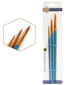 Keep Smiling Fırça Seti Sivri Uç 3lü N:A6038R Keep Smiling Fırça Seti Sivri Uç 3lü N:A6038R