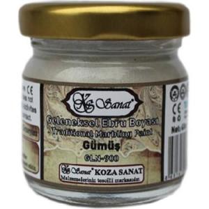 Koza Sanat Ebru Boyası PİGMENT GÜMÜŞ 40cc