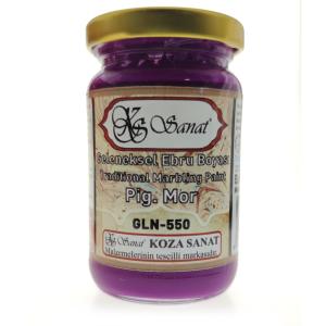 Koza Sanat Ebru Boyası PİGMENT MOR