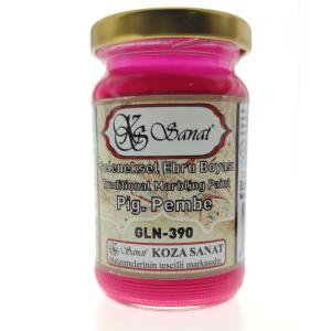 Koza Sanat Ebru Boyası PİGMENT PEMBE