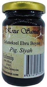 Koza Sanat Ebru Boyası PİGMENT SİYAH